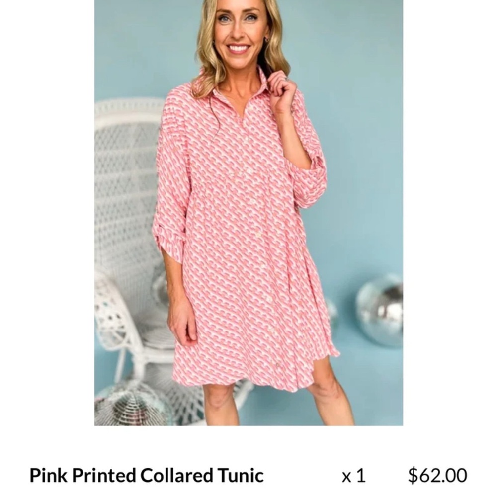 Entro tunic dress, new with tags